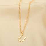 Custom Letter Pendant Necklace - La Vitá Jewels