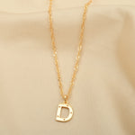 Custom Letter Pendant Necklace - La Vitá Jewels