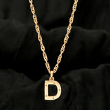 Custom Letter Pendant Necklace - La Vitá Jewels