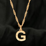 Custom Letter Pendant Necklace - La Vitá Jewels