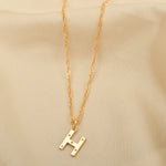 Custom Letter Pendant Necklace - La Vitá Jewels