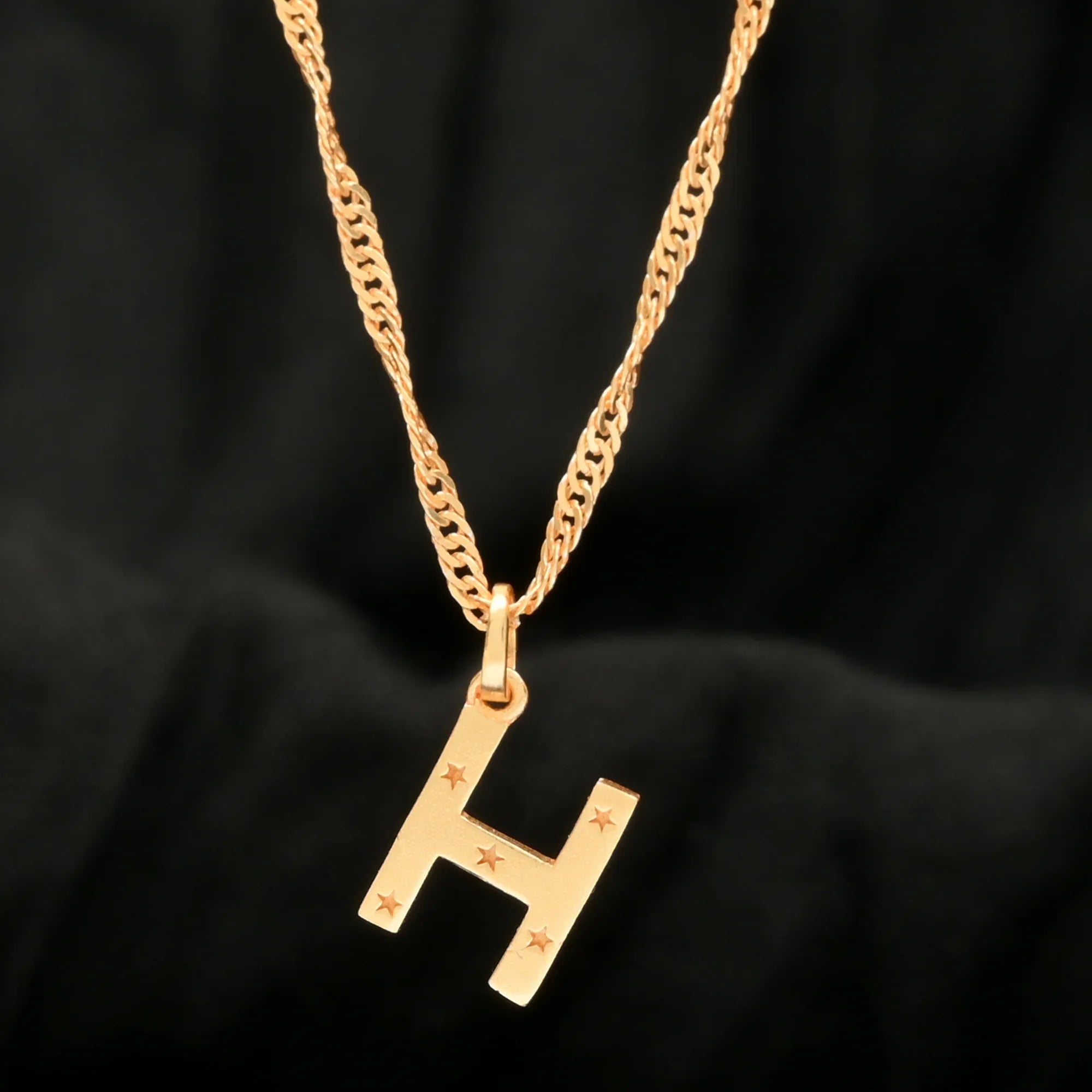 Custom Letter Pendant Necklace - La Vitá Jewels