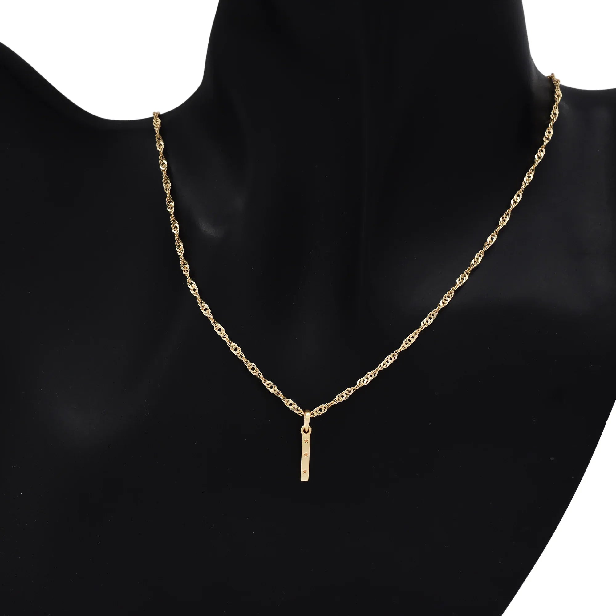 Custom Letter Pendant Necklace - La Vitá Jewels