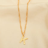 Custom Letter Pendant Necklace - La Vitá Jewels