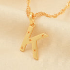 Custom Letter Pendant Necklace - La Vitá Jewels