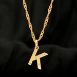 Custom Letter Pendant Necklace - La Vitá Jewels