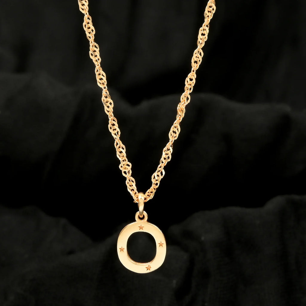 Custom Letter Pendant Necklace - La Vitá Jewels