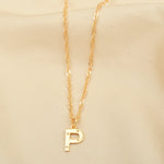 Custom Letter Pendant Necklace - La Vitá Jewels