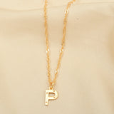 Custom Letter Pendant Necklace - La Vitá Jewels
