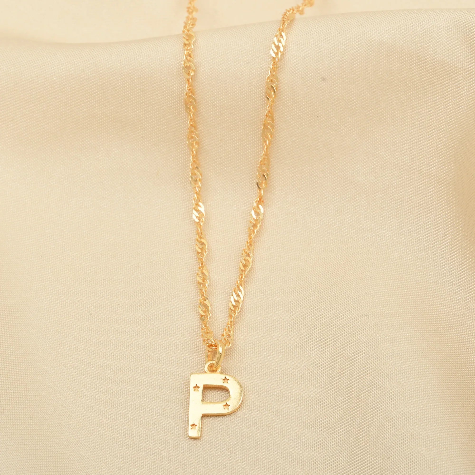 Custom Letter Pendant Necklace - La Vitá Jewels