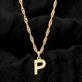 Custom Letter Pendant Necklace - La Vitá Jewels