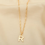 Custom Letter Pendant Necklace - La Vitá Jewels