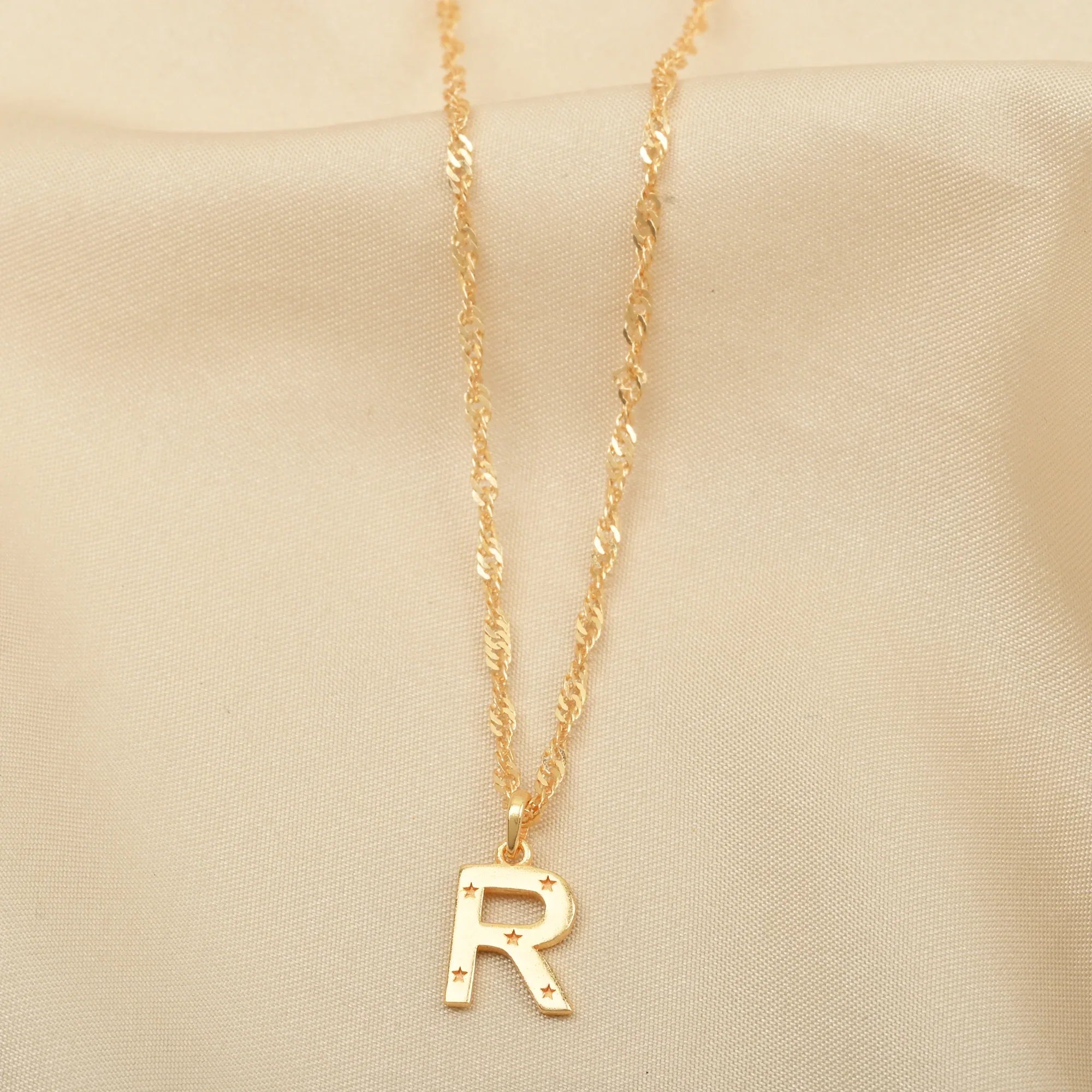 Custom Letter Pendant Necklace - La Vitá Jewels