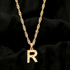 Custom Letter Pendant Necklace - La Vitá Jewels