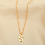 Custom Letter Pendant Necklace - La Vitá Jewels