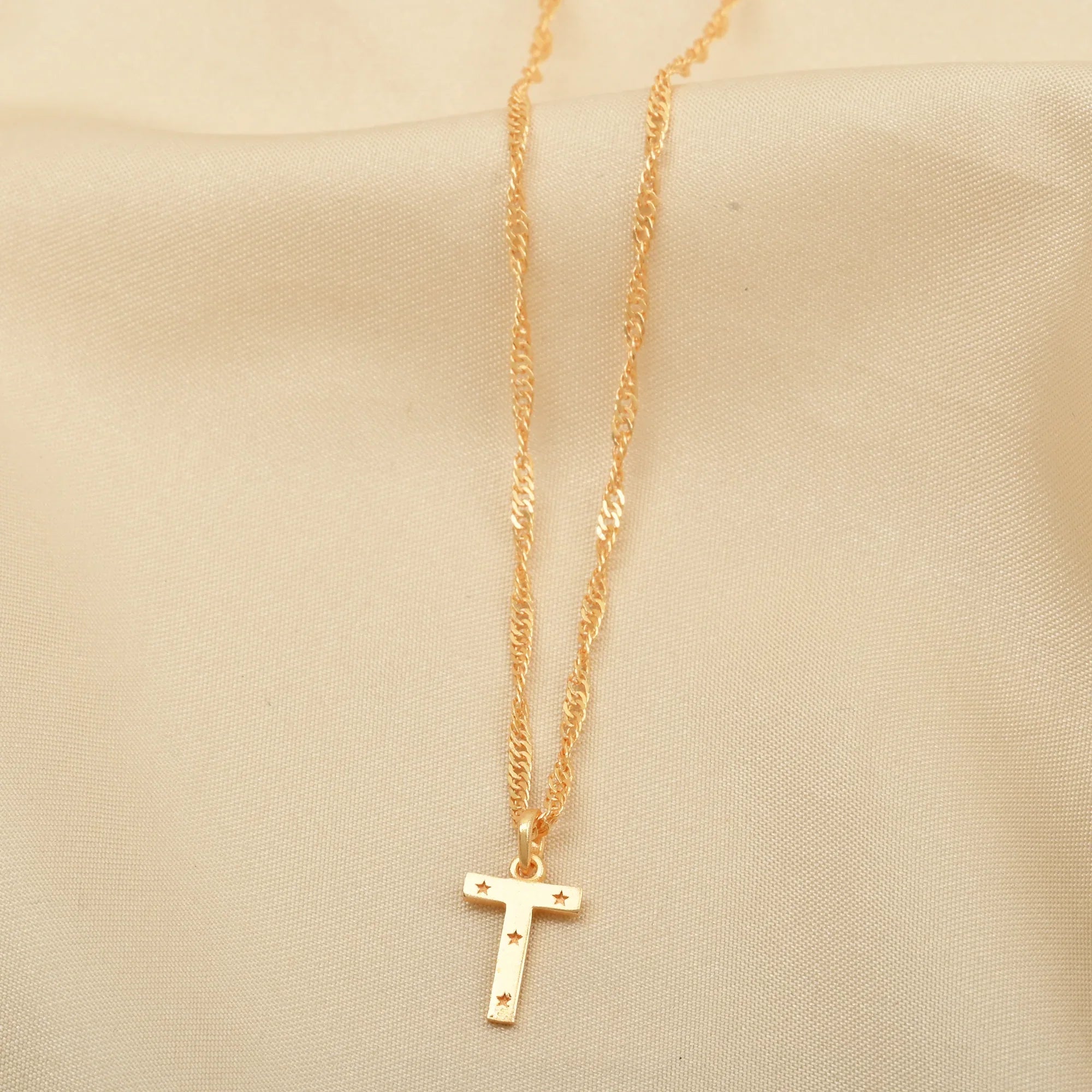 Custom Letter Pendant Necklace - La Vitá Jewels