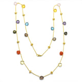 Marco Bicego Multi Gemstone Long Size Necklace