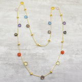 Marco Bicego Multi Gemstone Long Size Necklace