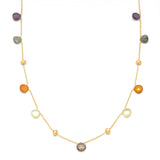 Marco Bicego Multi Gemstone Long Size Necklace