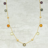 Marco Bicego Multi Gemstone Long Size Necklace