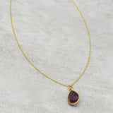 925 Silver amethyst, peridot stone necklaces, Wholesale jewelry