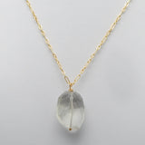 Brass 22k Gold Plated Smoky, Crystal Gemstone Necklaces, Wholesale jewelry