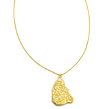 Brass Gold Plated Metal Pendant Necklaces