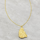 Brass Gold Plated Metal Pendant Necklaces