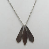 Boho & hippie necklaces,  22k Gold, Silver, Black Rhodium Plated Leaf Necklaces, Wholesale jewelry