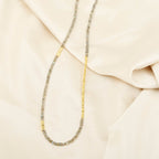 Labradorite with Metal Beads Unbreakable Connection Necklaces - La Vitá Jewels