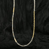 Metal Beads and Labradorite Beads Necklaces