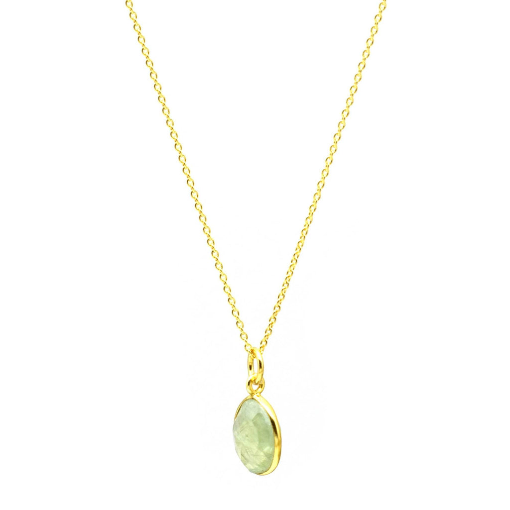 Labradorite, London Topaz Color Gemstone Necklaces in Sterling Silver - La Vitá Jewels