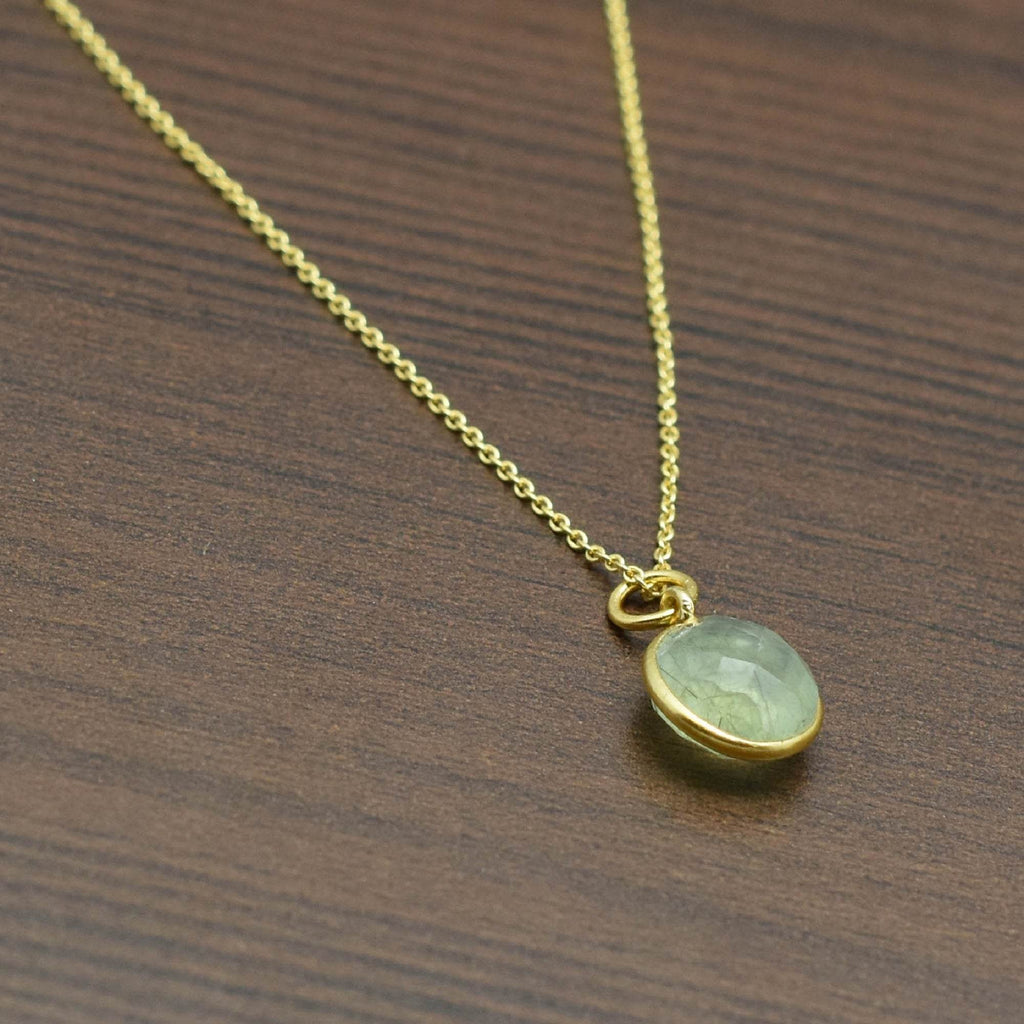 Labradorite, London Topaz Color Gemstone Necklaces in Sterling Silver - La Vitá Jewels