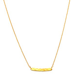 Gold, Silver Plated Metal Bar Necklaces