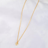 Petite Gold Heart Pendant Necklace - La Vitá Jewels