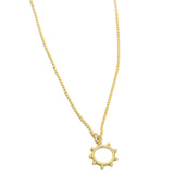 Brass Gold Plated Metal Pendant Necklaces