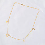 Gold LOVE Necklace - La Vitá Jewels