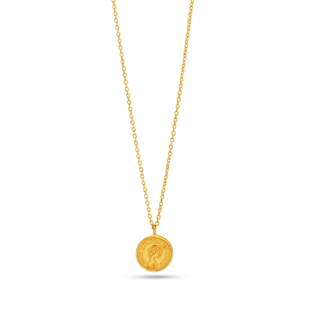 Queen Elizabeth The Second Pendant Necklace - La Vitá Jewels