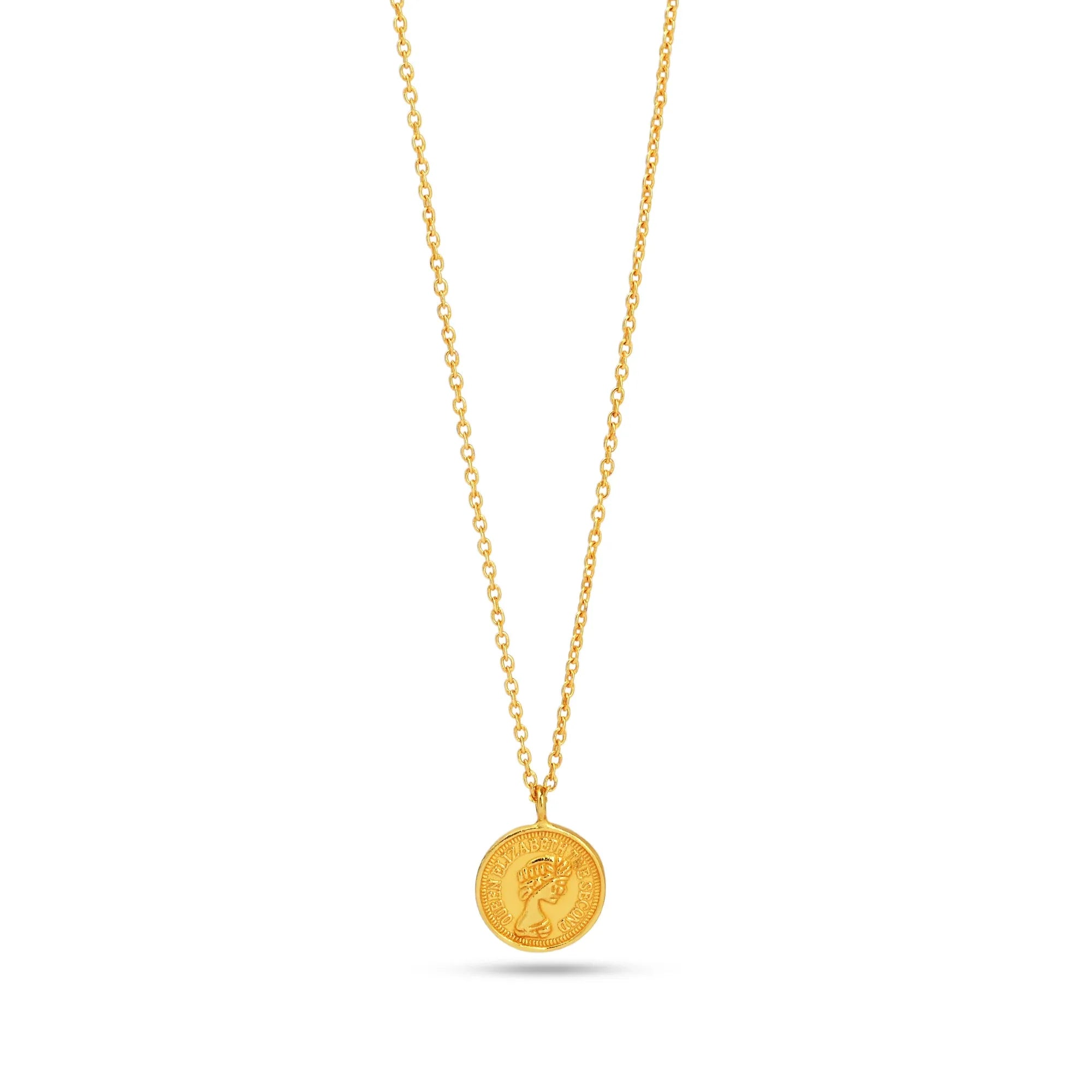 Queen Elizabeth The Second Pendant Necklace - La Vitá Jewels