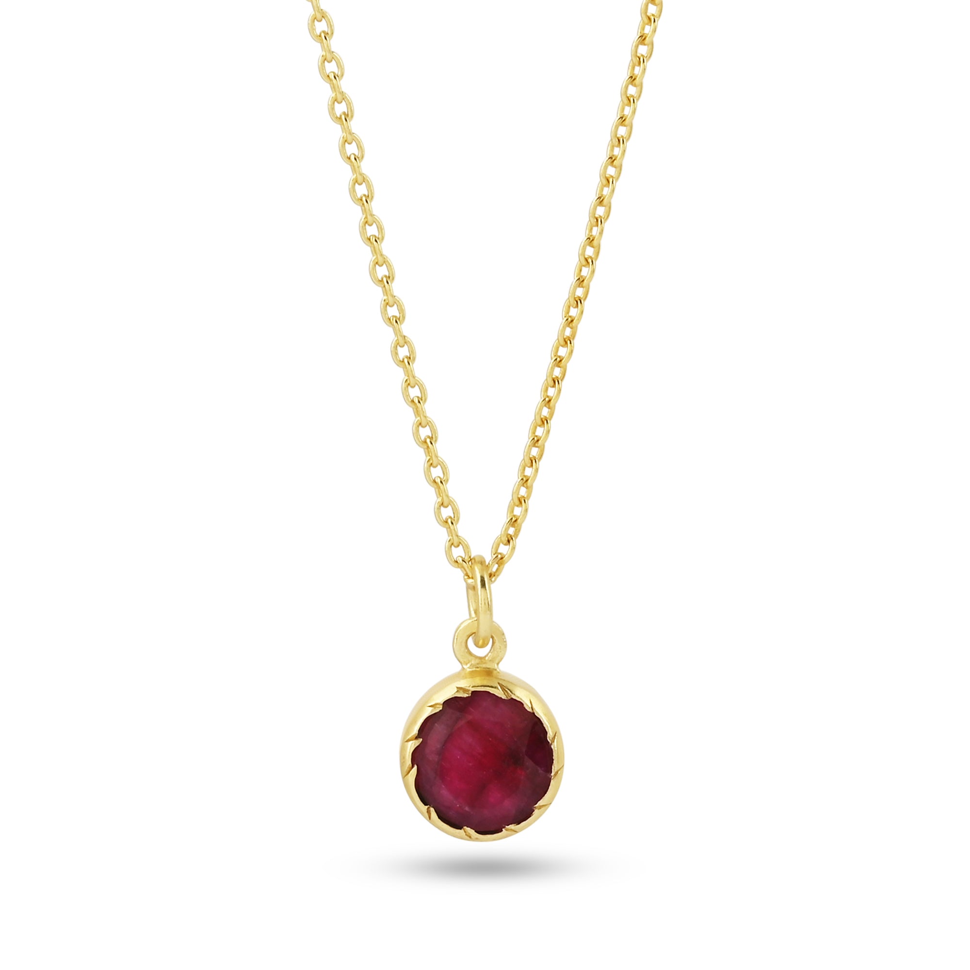 Minimalist Birthstone Necklaces - Sterling Silver