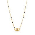 Evil Eye Gemstone Necklace - La Vitá Jewels