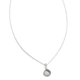 Silver Plated Labradorite and Crystal Gemstone Necklaces, Wholesale Jewelry