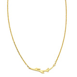 Brass Gold Plated Metal Pendant Necklaces