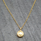 Round Metal Pendant Necklaces