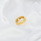 White CZ Half Eternity Band Ring - La Vitá Jewels
