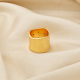 Multi Color CZ Wide Band Ring