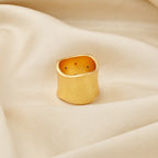 Multi Color CZ Wide Band Ring
