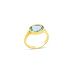 Sterling Silver Blue Topaz Pretty Rings - La Vitá Jewels