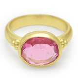 Gold Plated Ruby Handmade Ring, July Birthstone Ring, Wholesale jewelry