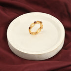 Garnet Station Stackable Ring